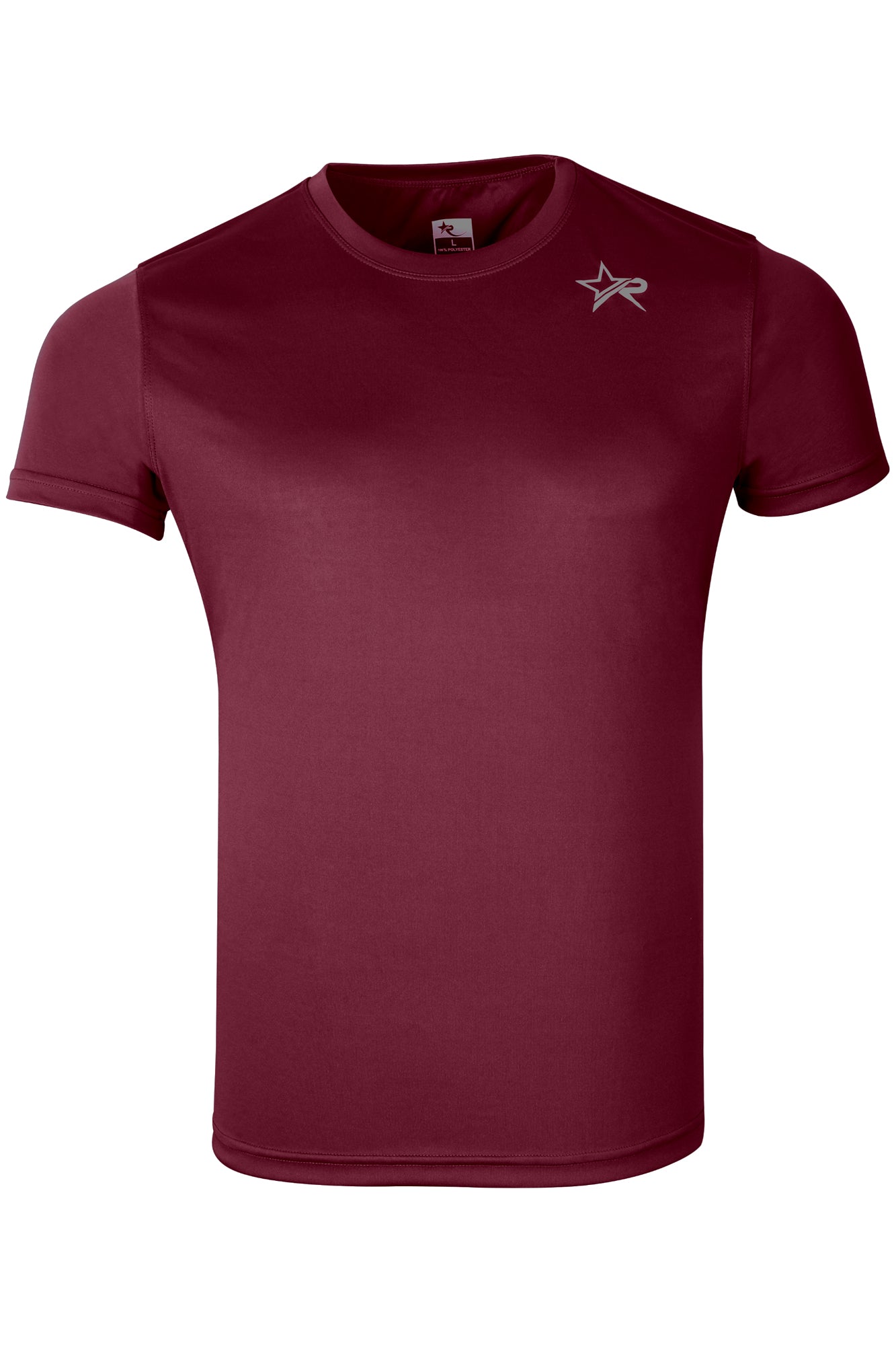 Men Sports T-Shirt - Burgundy