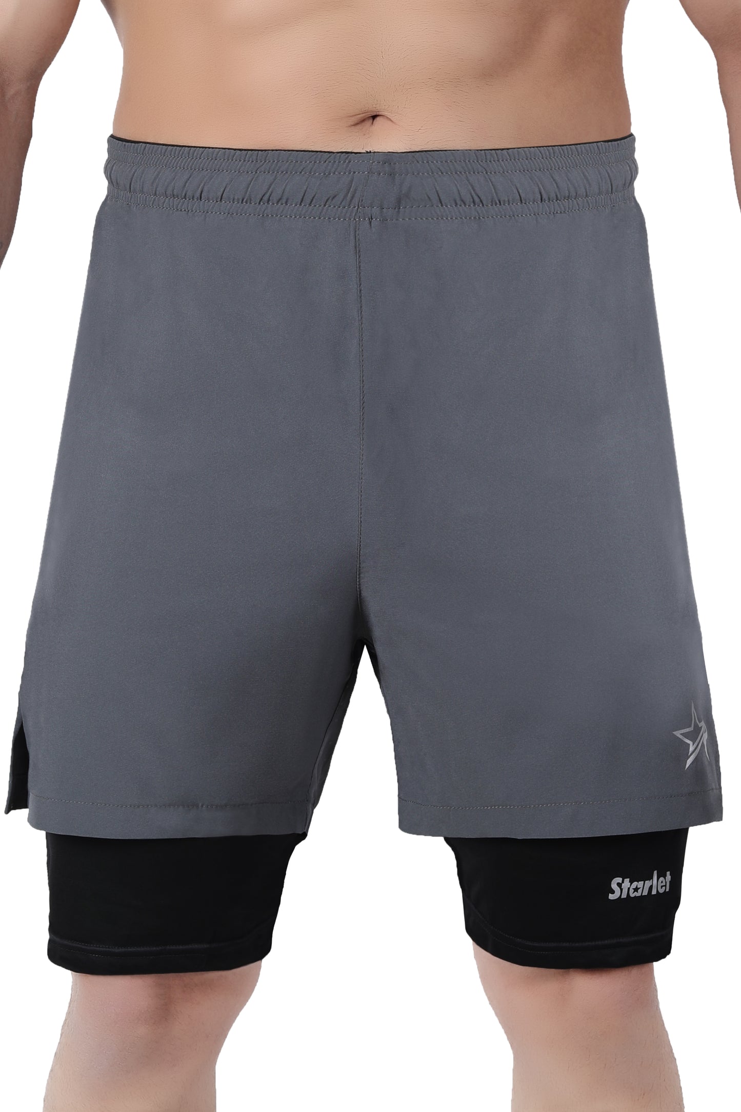 Men 2 in 1 Running shorts