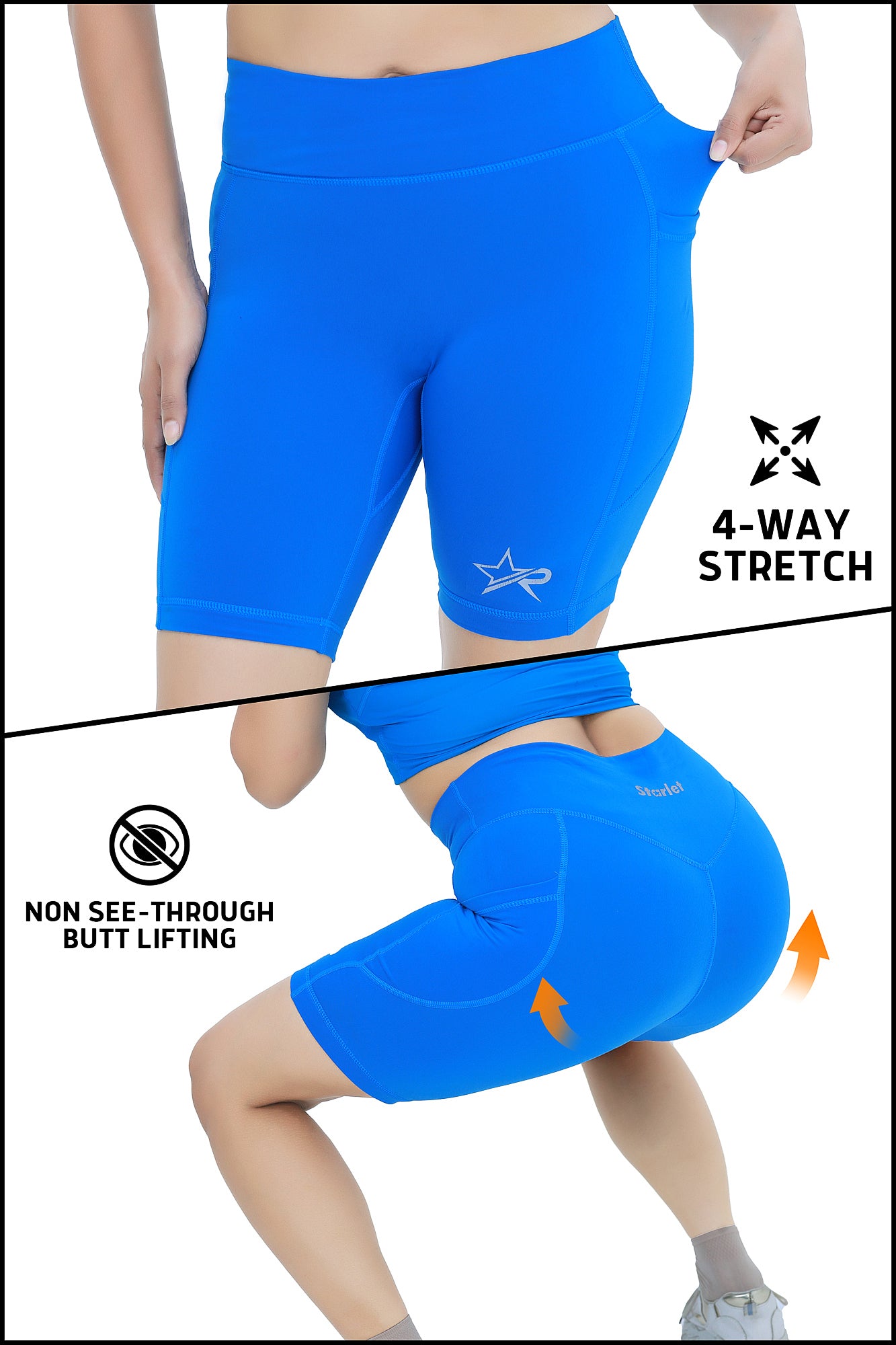 Women Active Pocket Shorts.