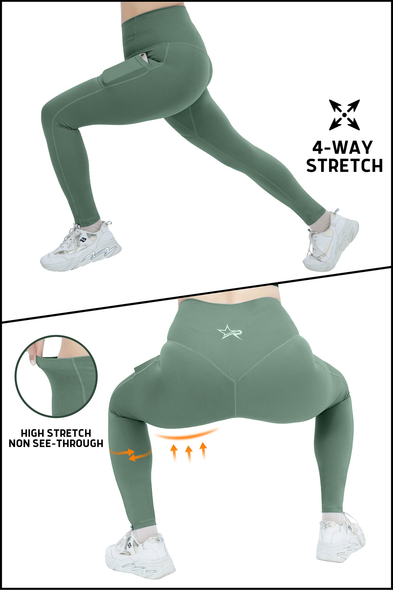 High intensity pocket leggings