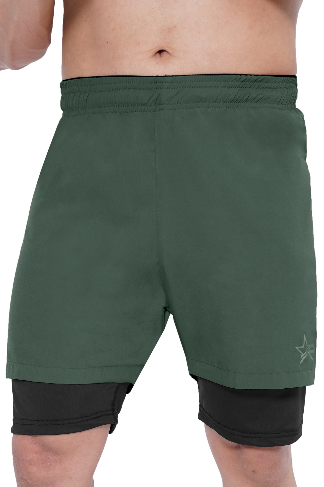 Men 2 in 1 Running shorts
