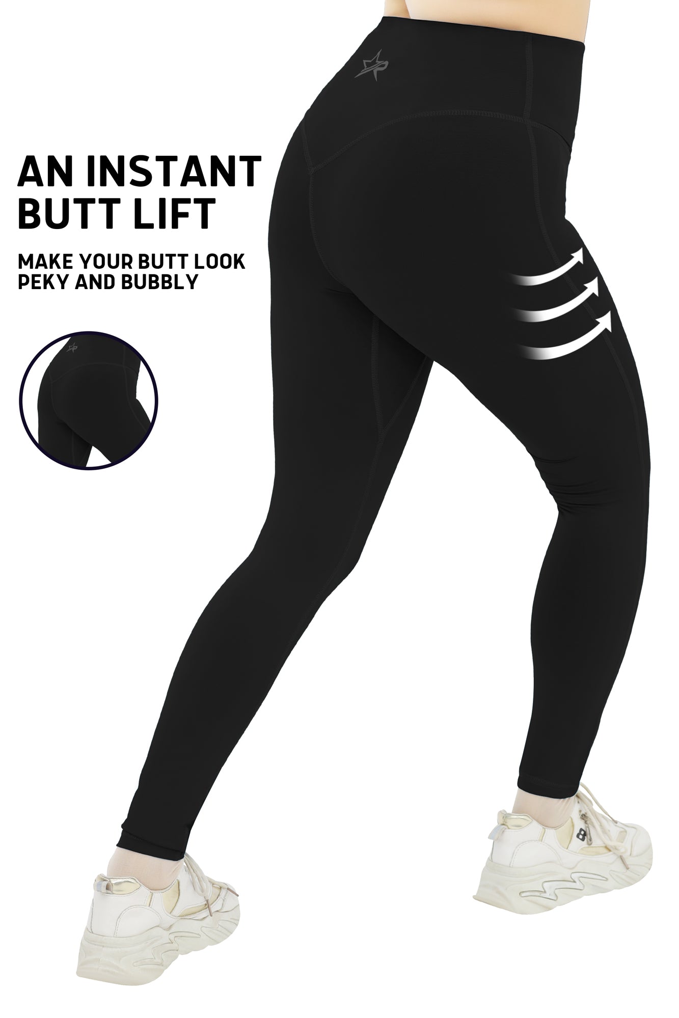 High Stretch Active Leggings - Black