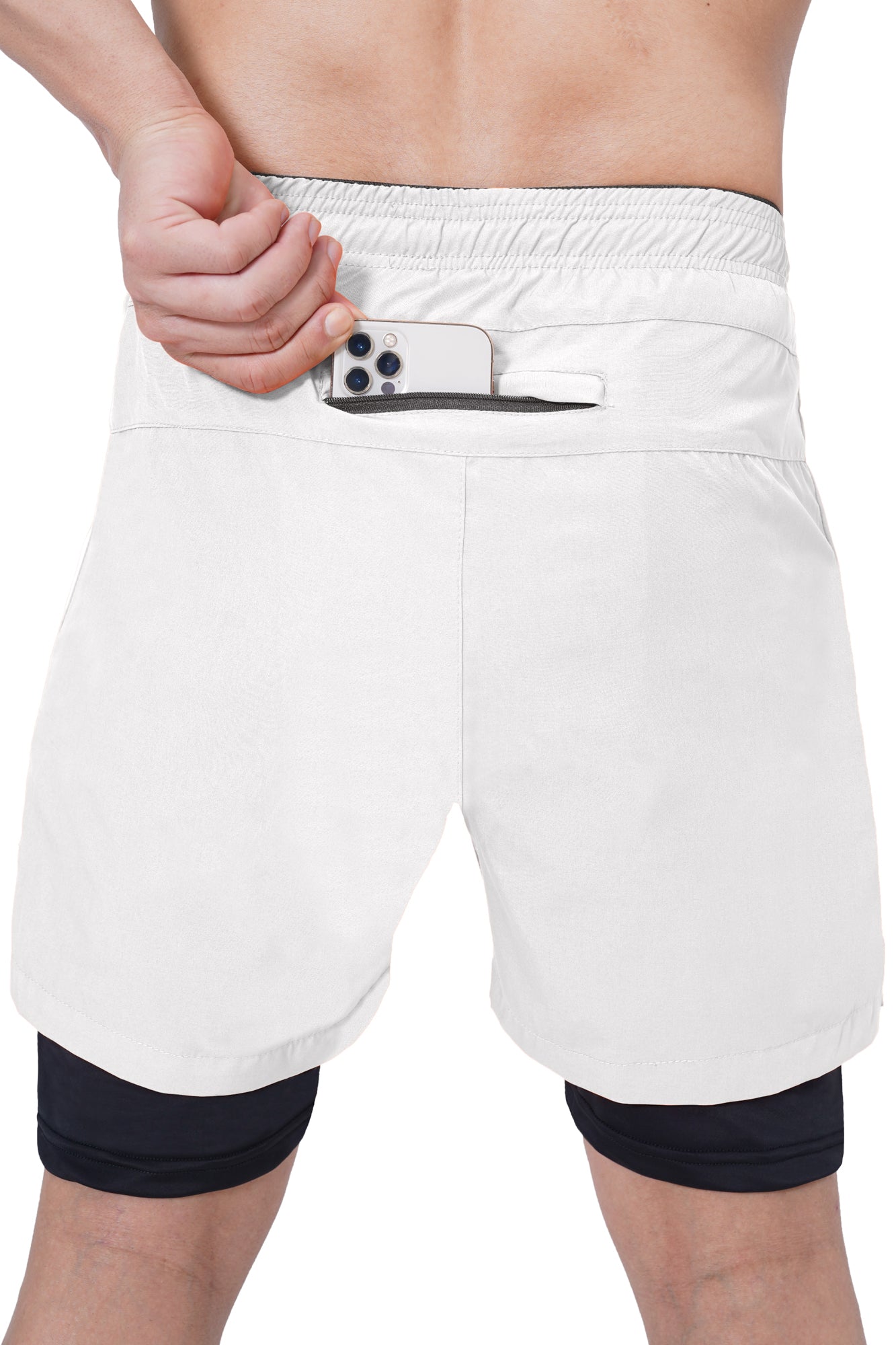 Men 2 in 1 Running shorts