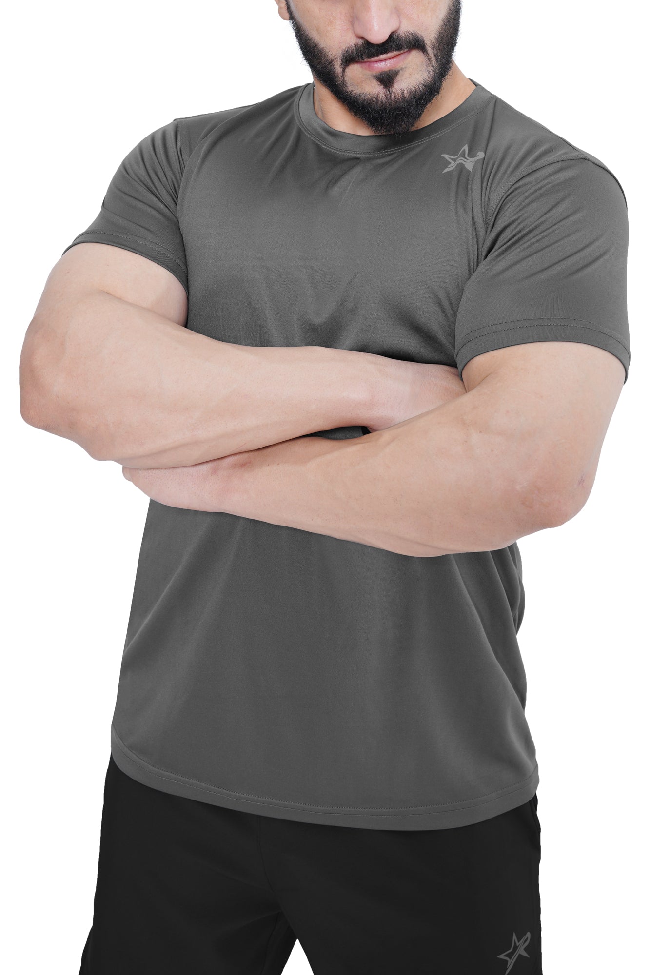 Men T-Shirt - Charcoal Gray