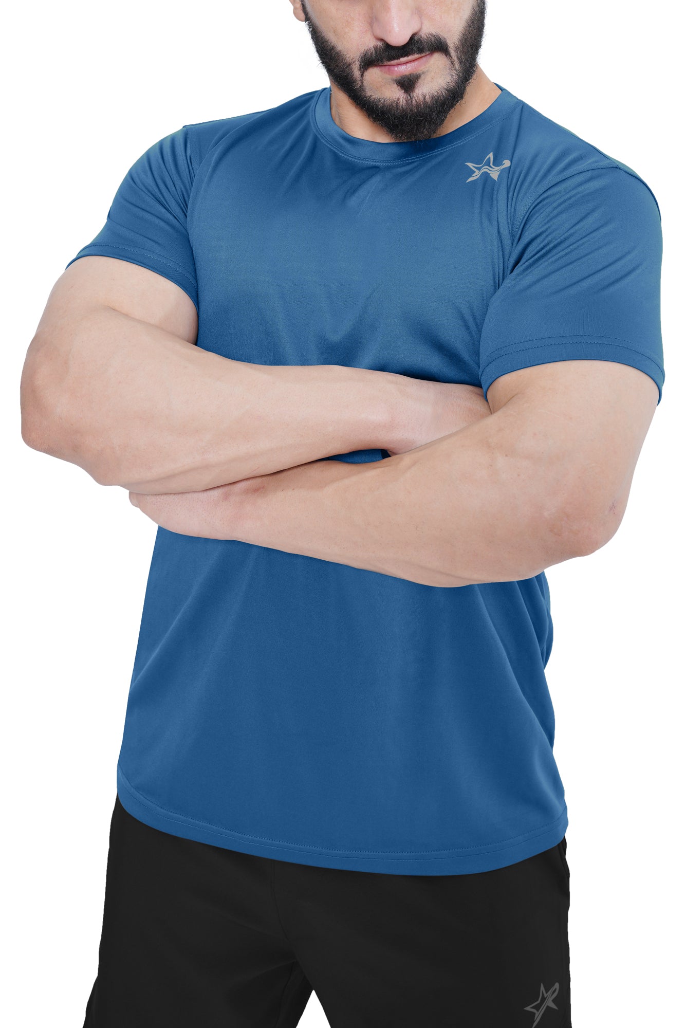 Men Sports T-Shirt - Imperial Blue