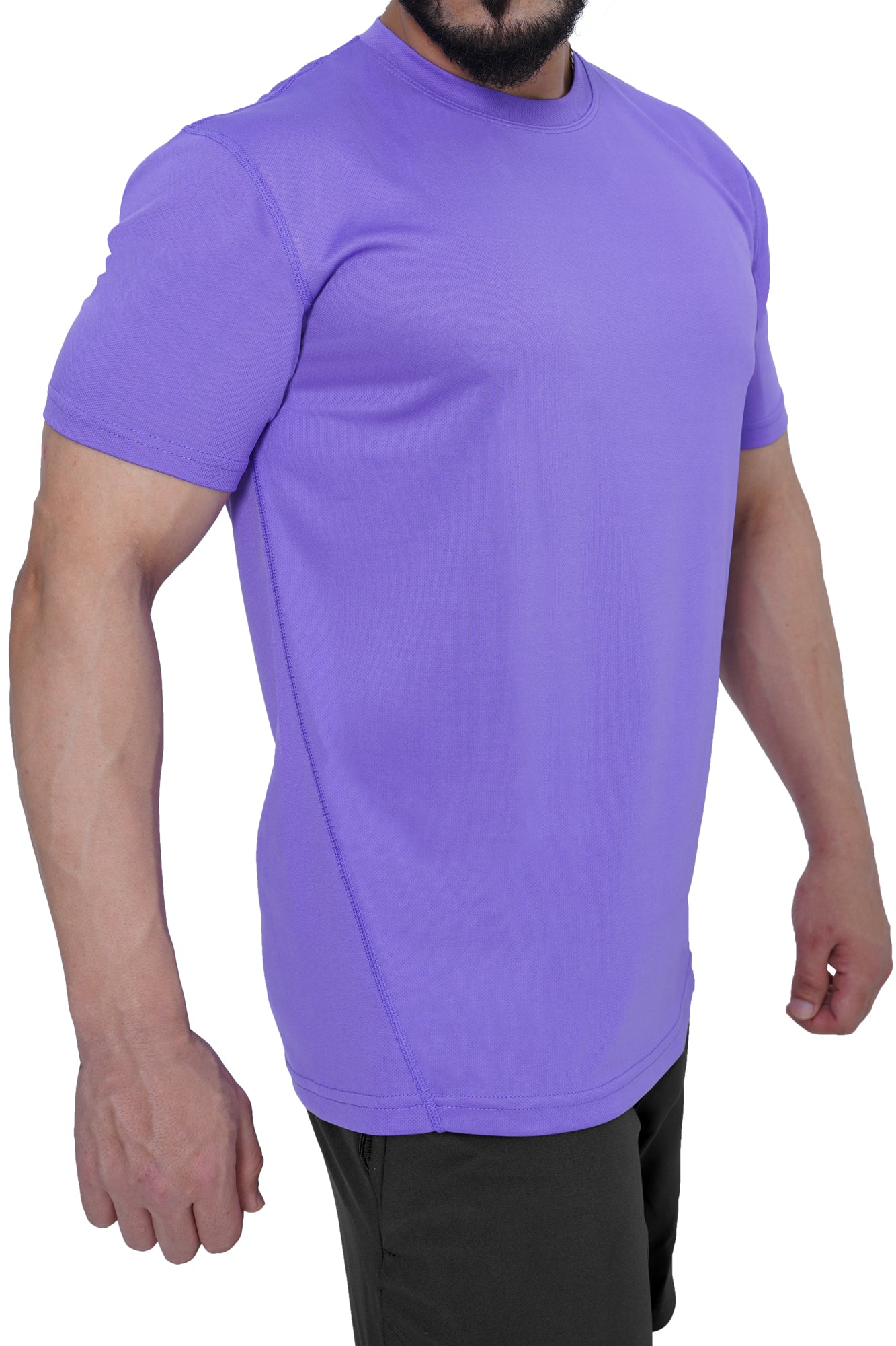 Men Sports T-Shirt - Periwinkle Purple