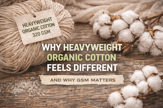 Why Heavyweight Organic Cotton Feels Different  And Why GSM Matters