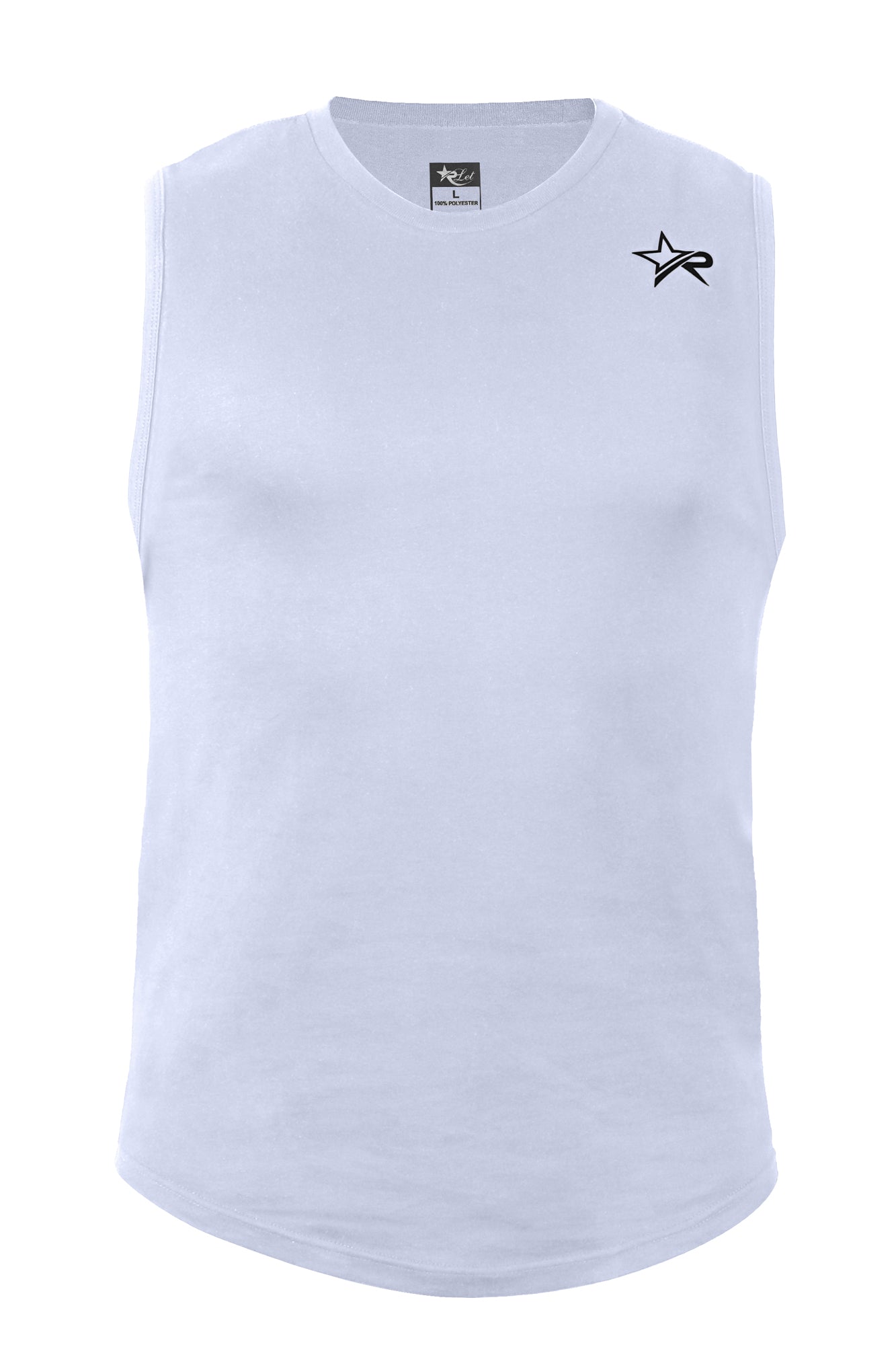 Men’s Wear Sleeveless Shirt - White