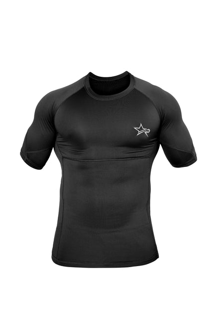 Men Compression Shirt Black