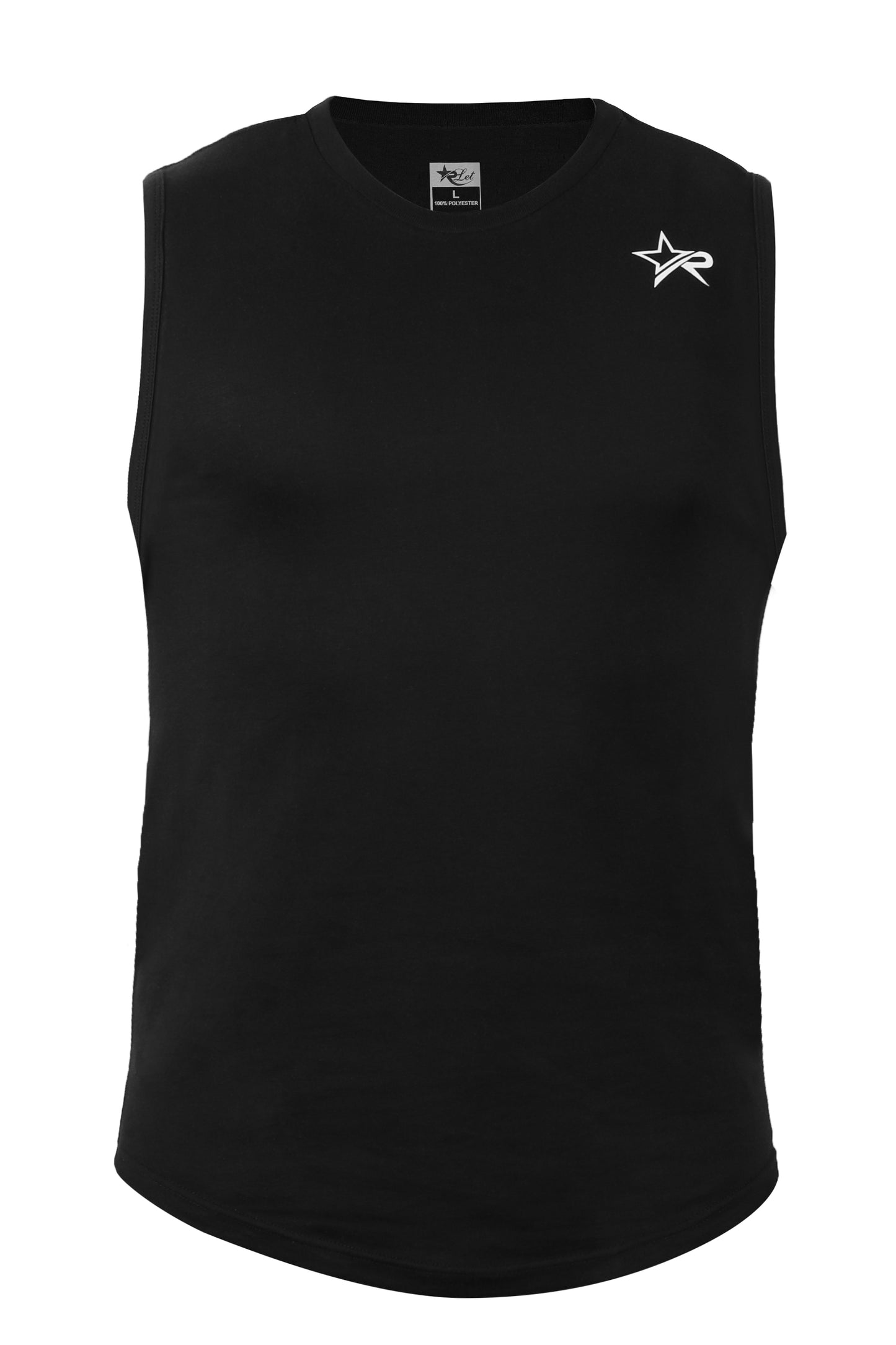 Men’s Wear Sleeveless Shirt - Black