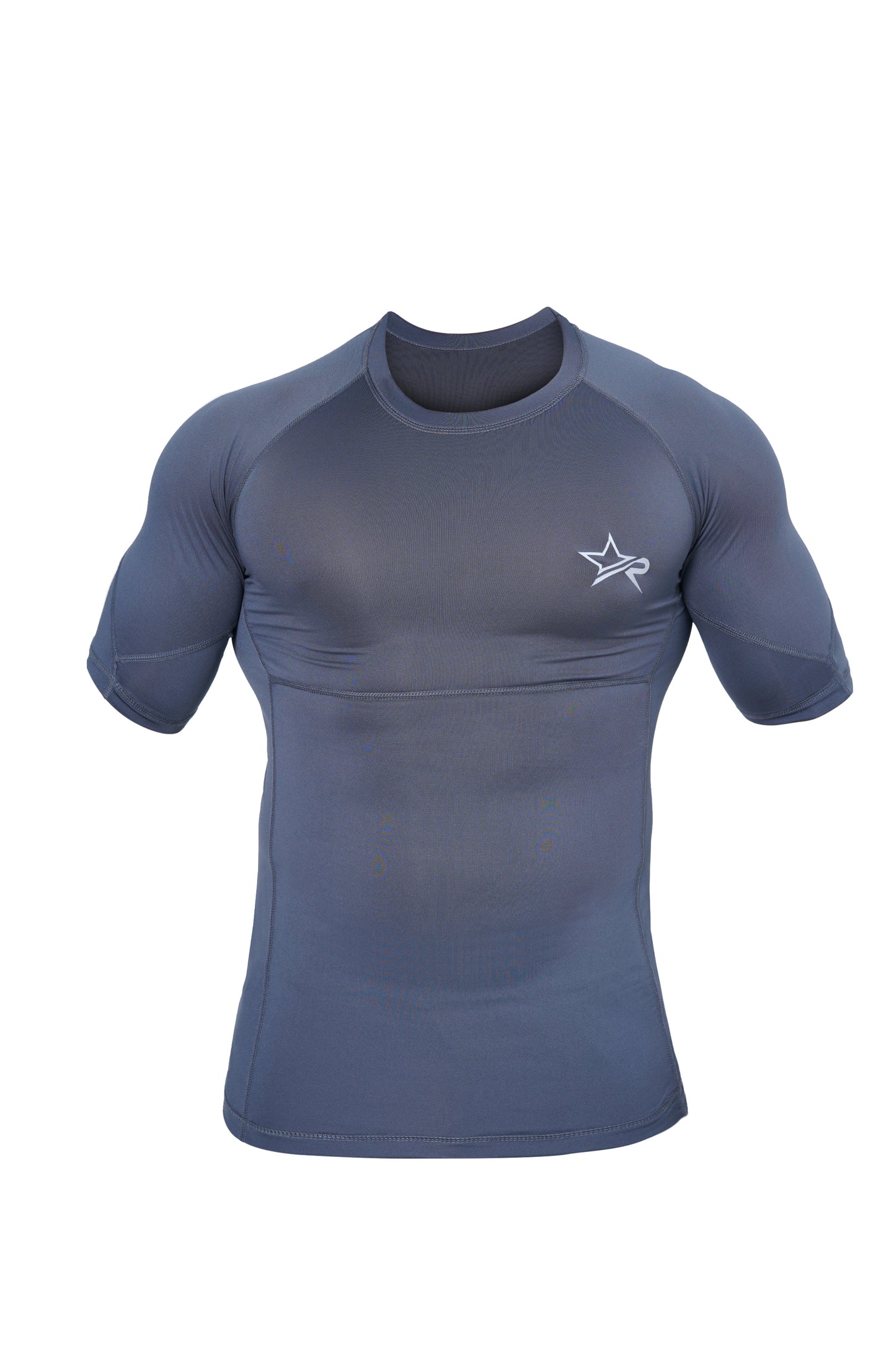 Men Compression Shirt Grey