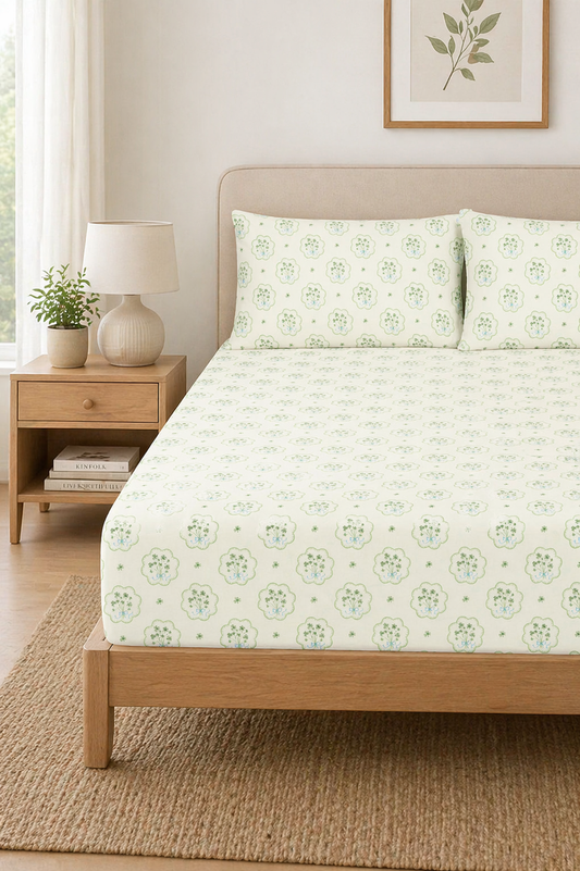 Soft touch premium fitted Sheet set – smooth, wrinkle-resistant bedding