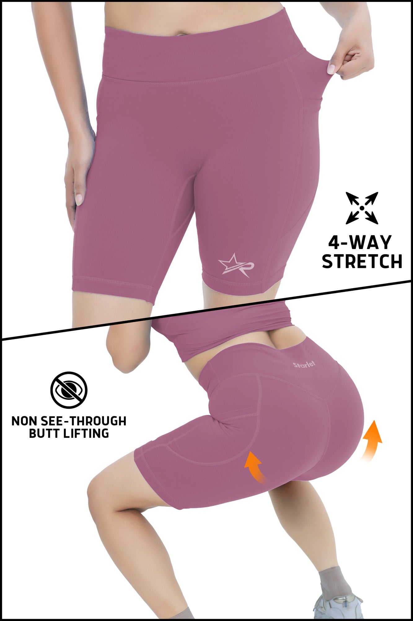 Women Active pocket shorts