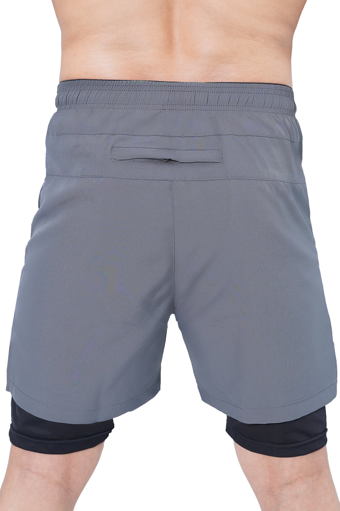 Men Training Shorts - Grey/Black
