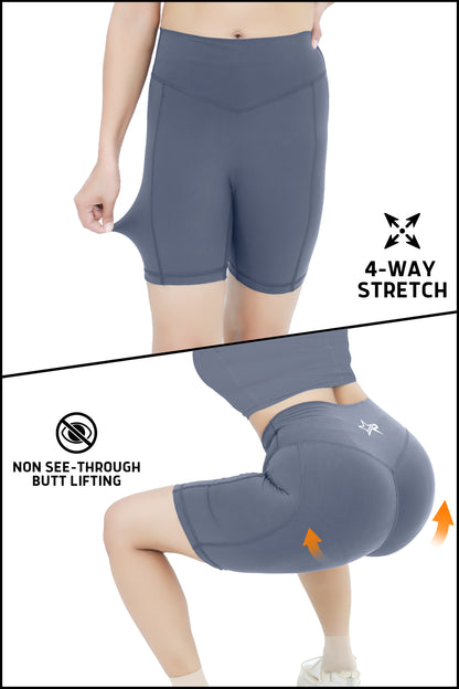 High Stretch Active Shorts - Gray