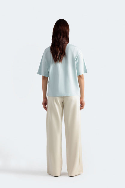 Wide leg trousers