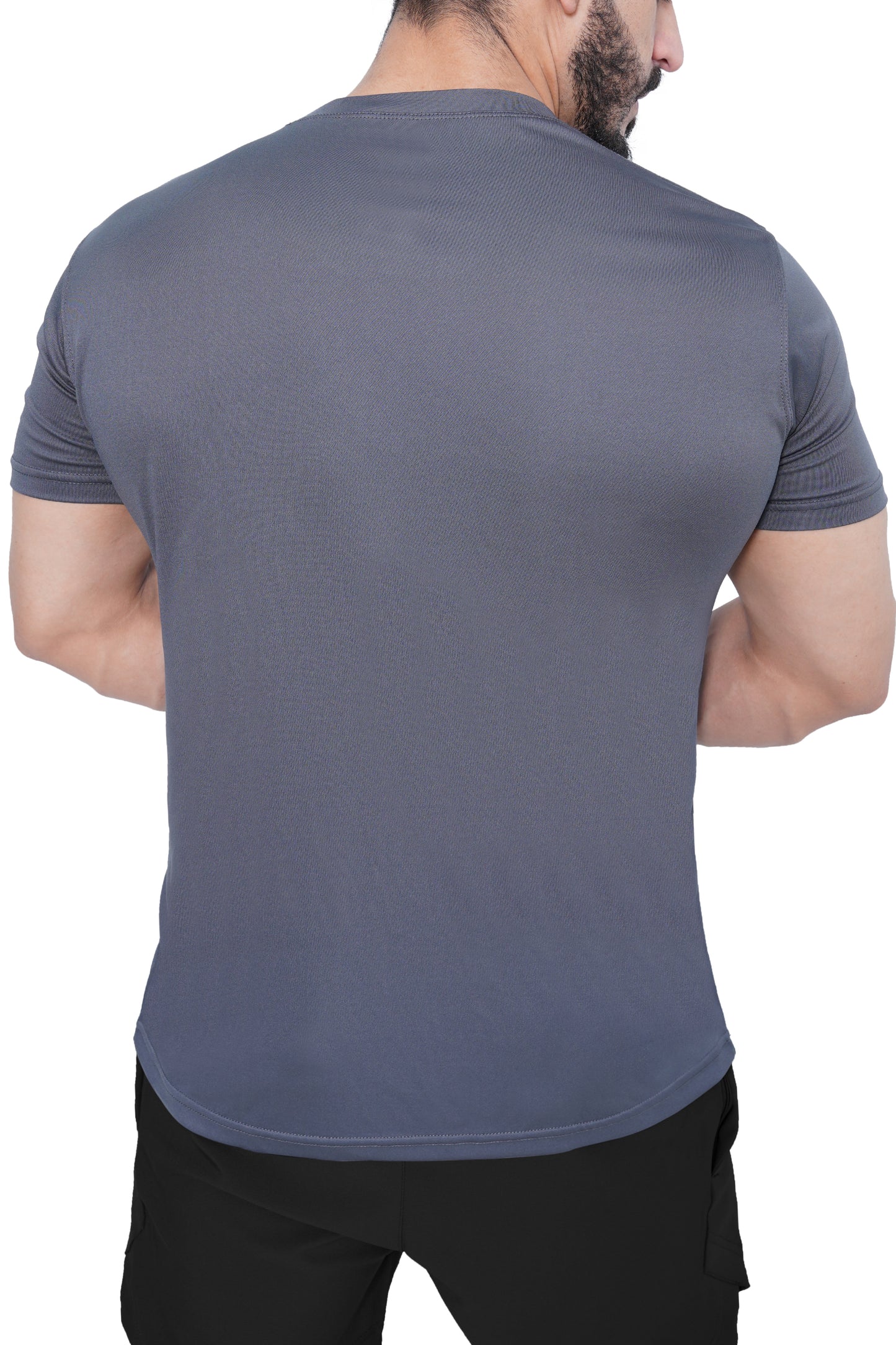 Men Sports T-Shirt - Grey