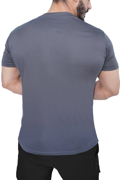 Men Sports T-Shirt - Grey