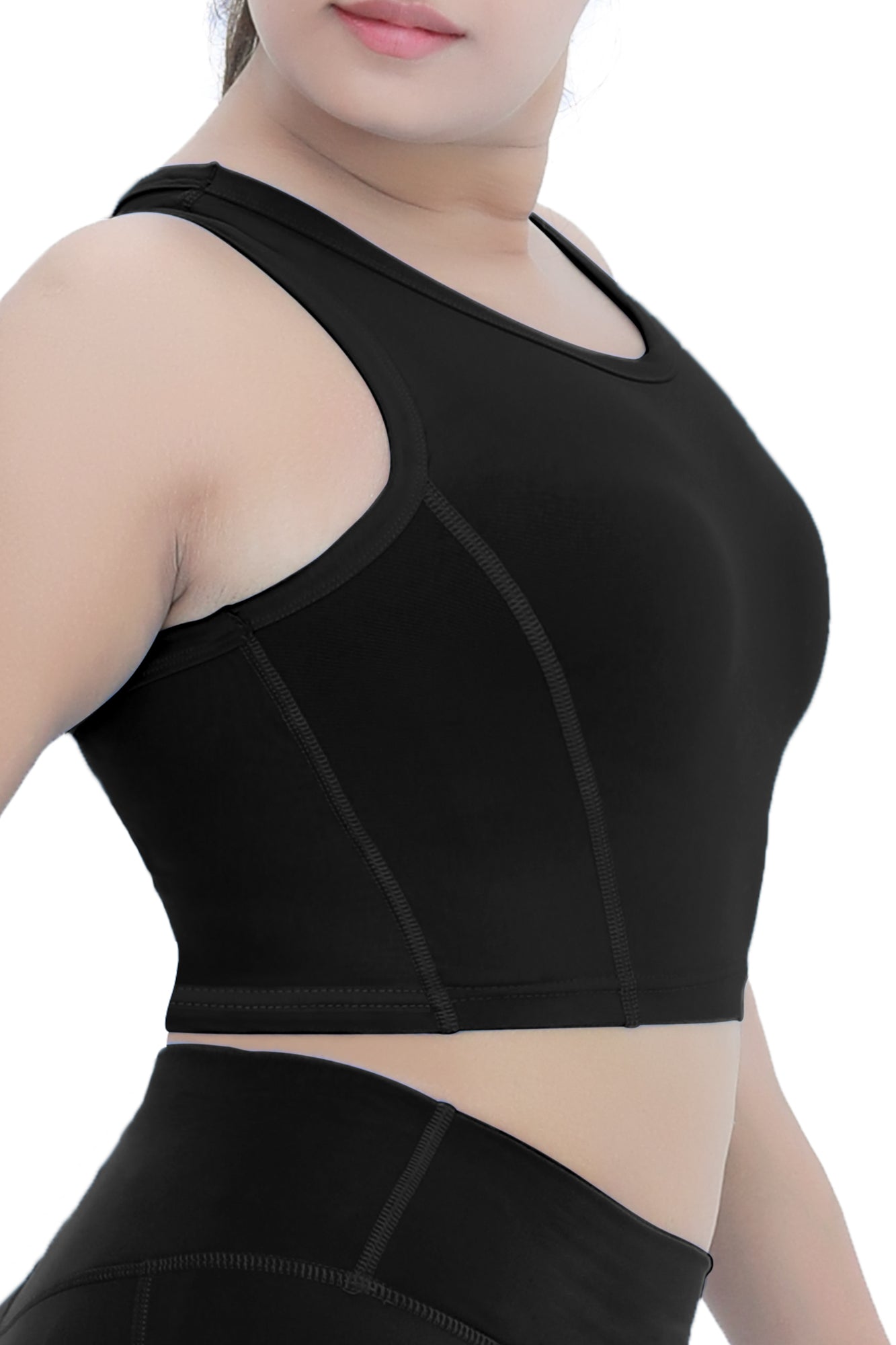 Women Crop Top - Black