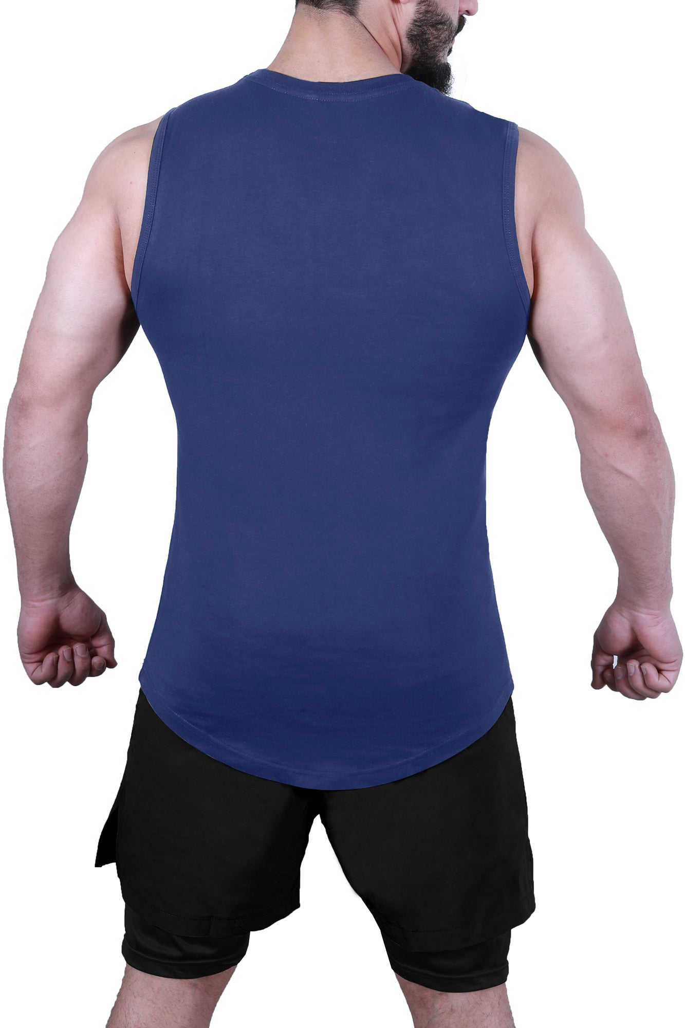 Men’s Wear Sleeveless Shirt - Navy