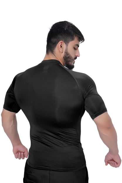 Men Compression Shirt Black