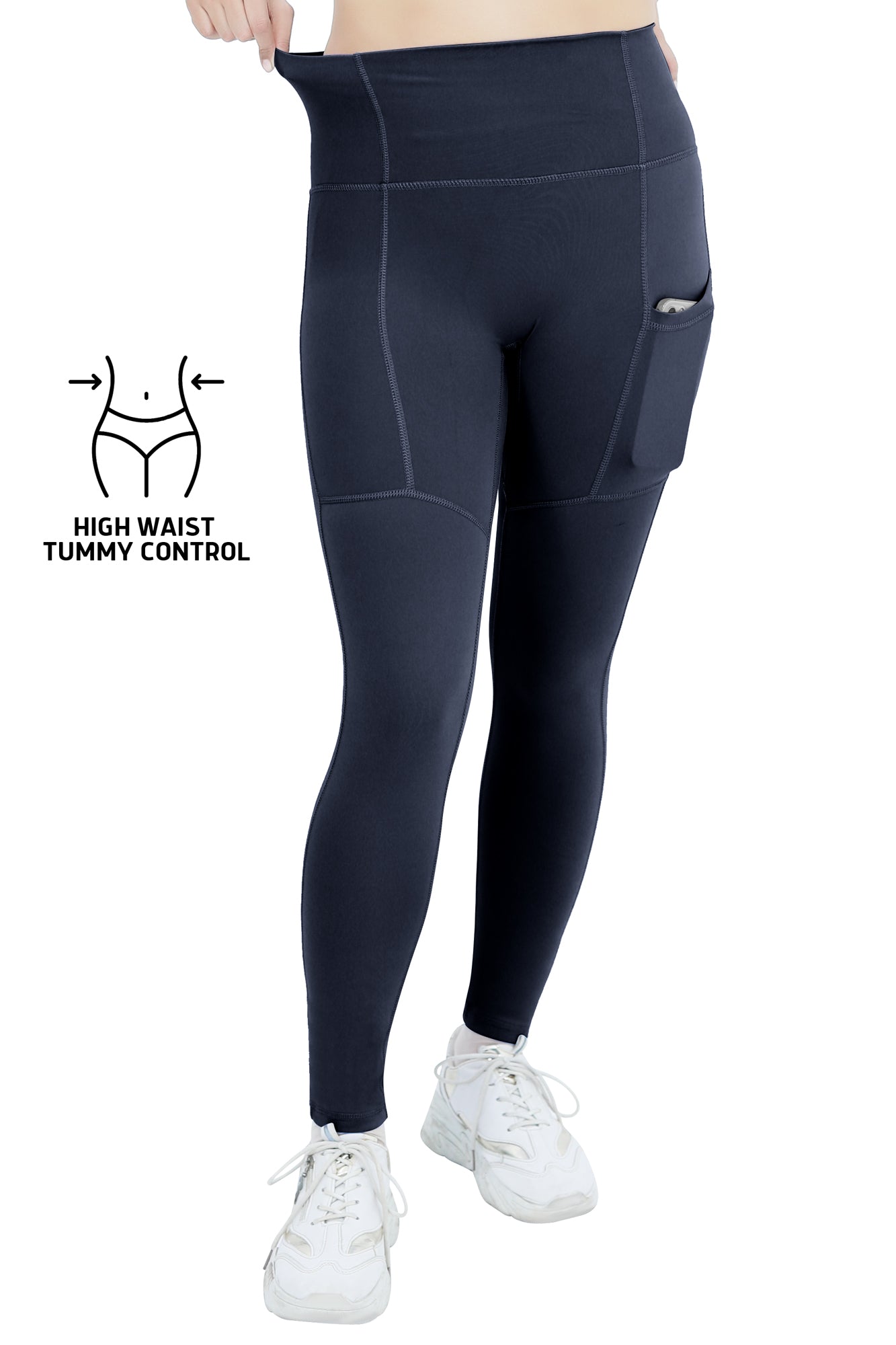 High intensity pocket leggings Navy