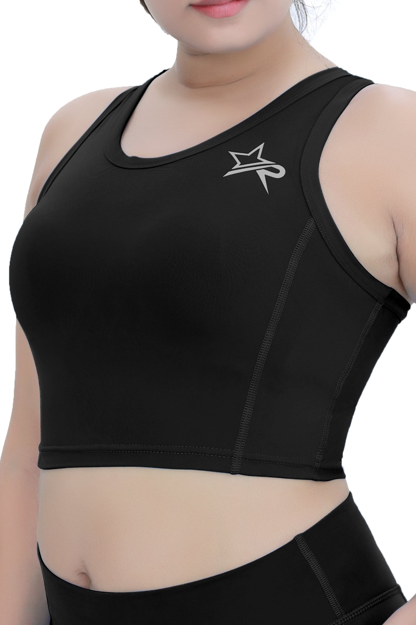 Women Crop Top - Black