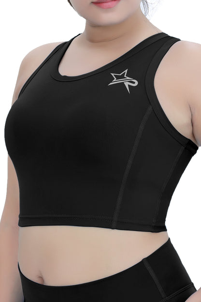 Women Crop Top - Black