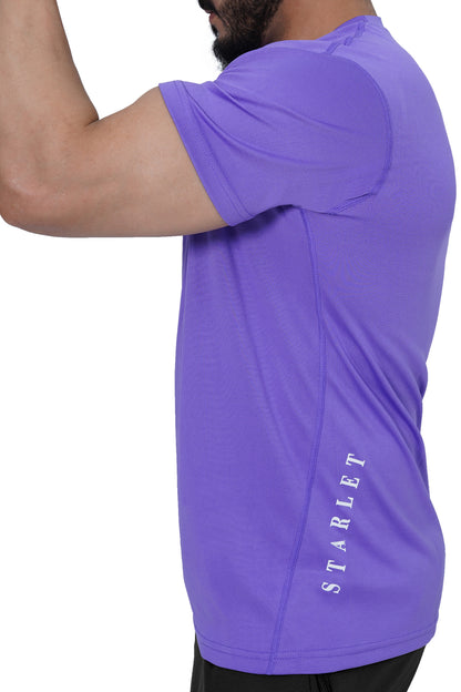 Men Sports T-Shirt - Periwinkle Purple
