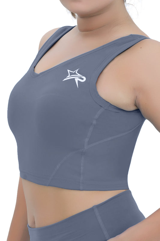 Women Sports Bra - Grey