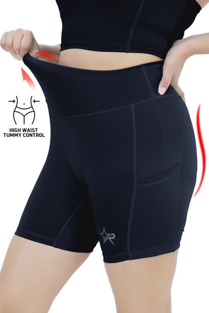 Women Butter Soft Shorts - Navy Blue