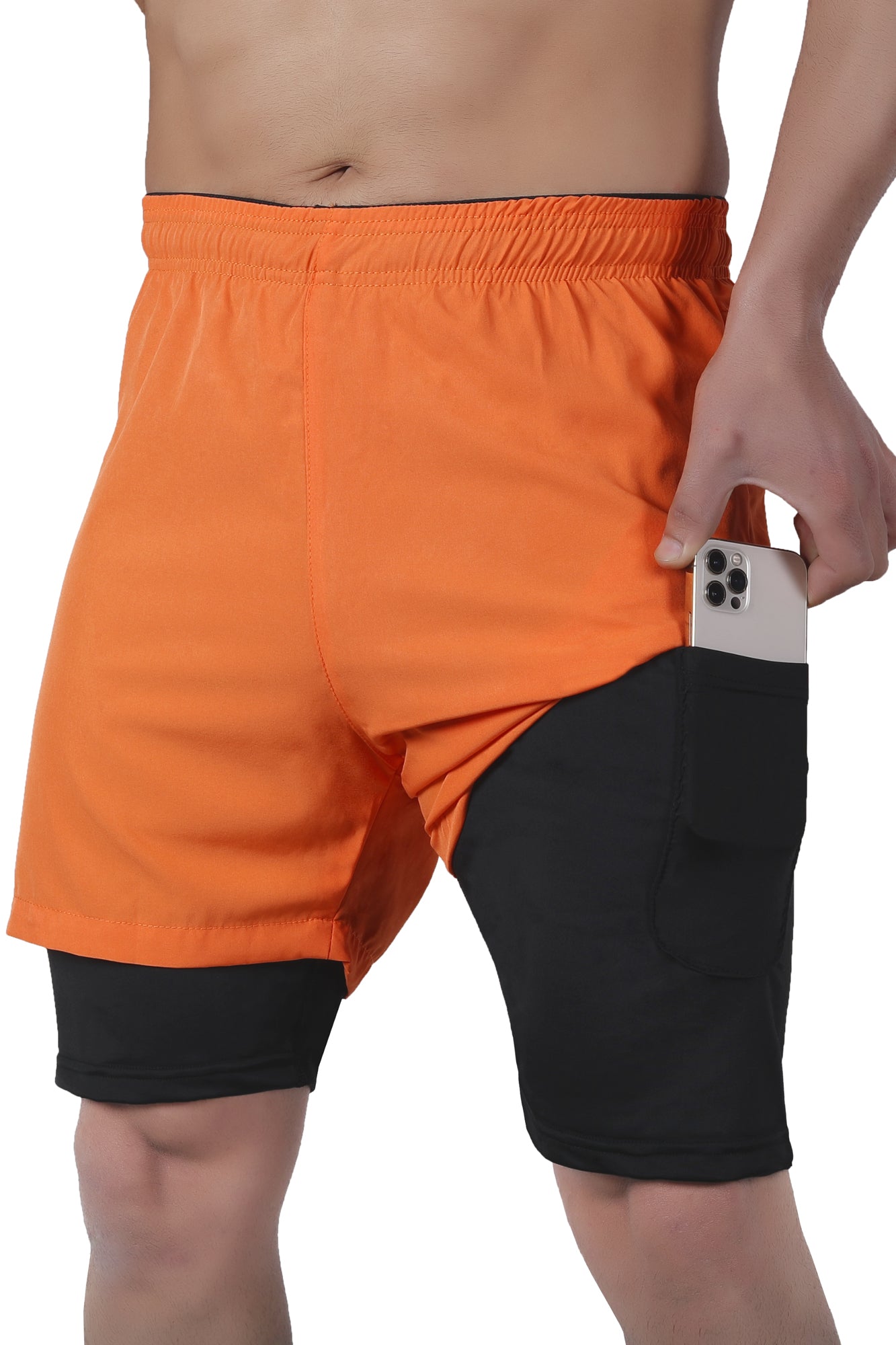 Men 2 in 1 Running shorts