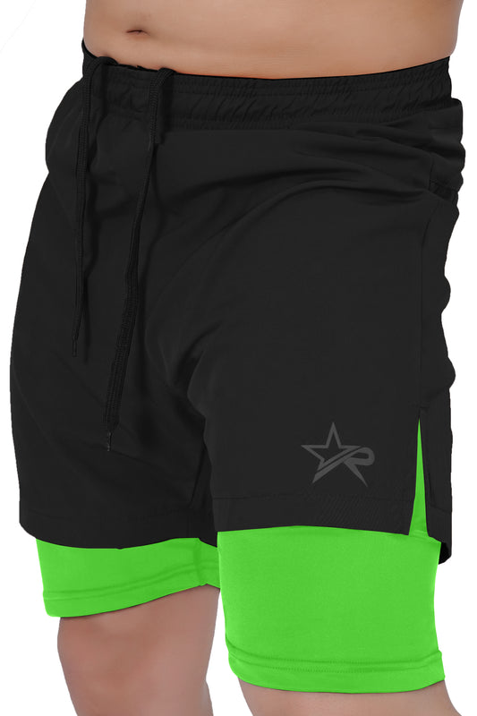 Men 2 in 1 Running shorts