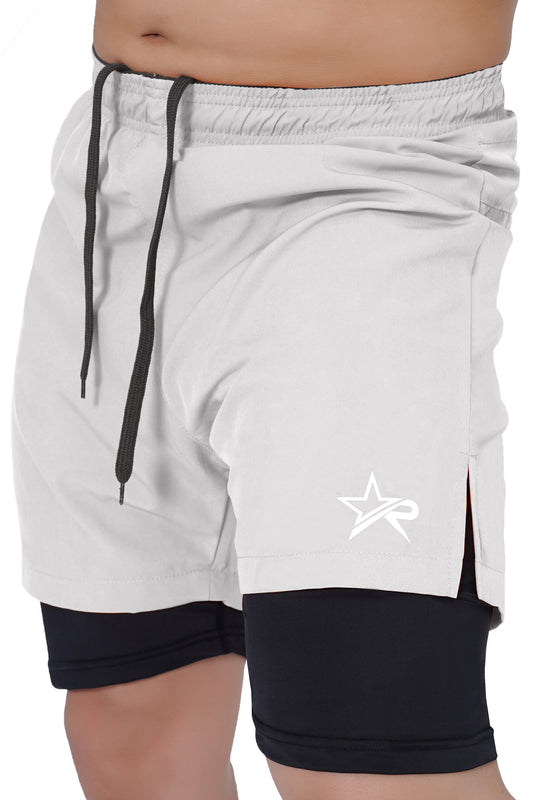 Men 2 in 1 Running shorts