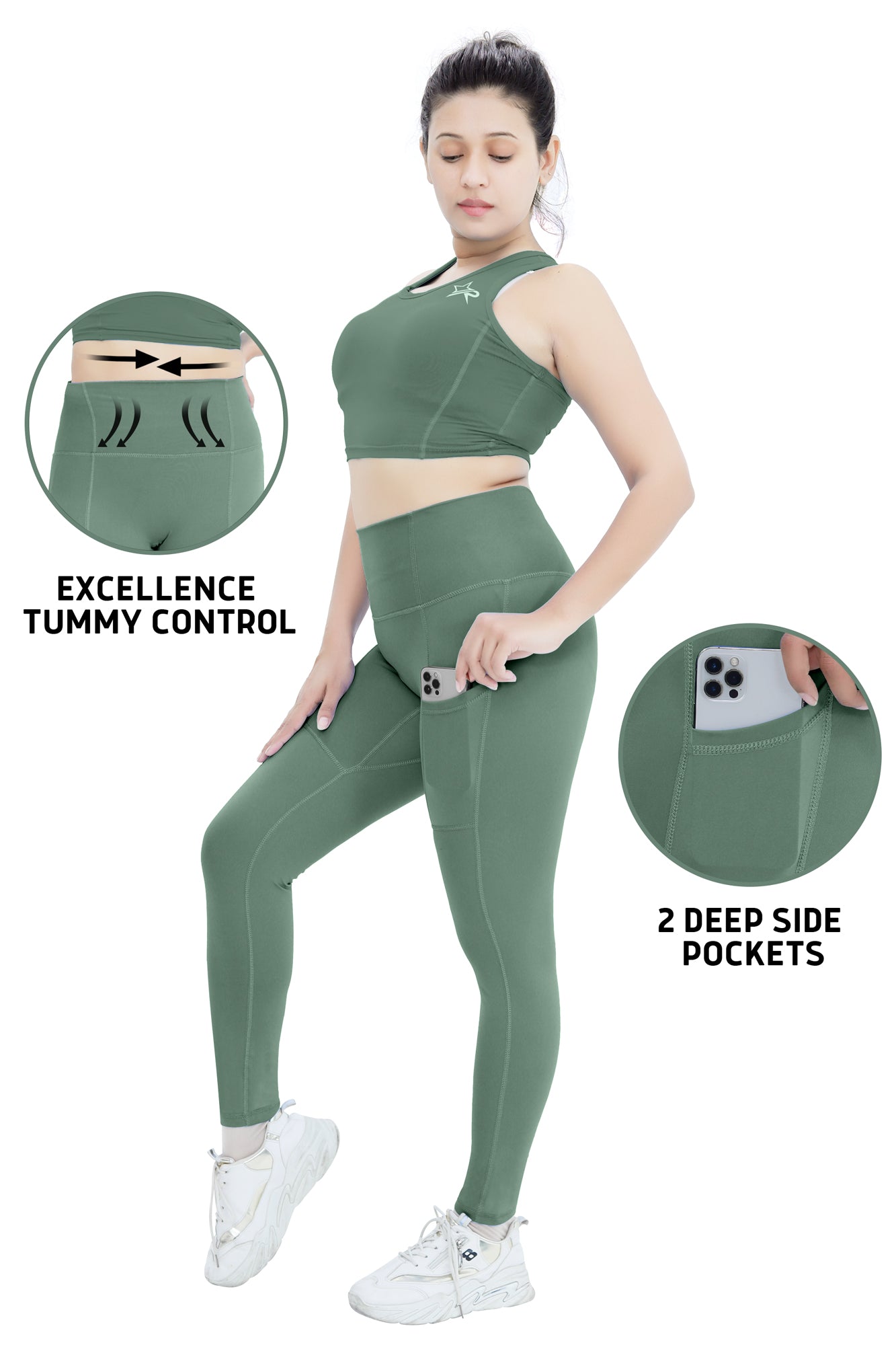 High intensity pocket leggings