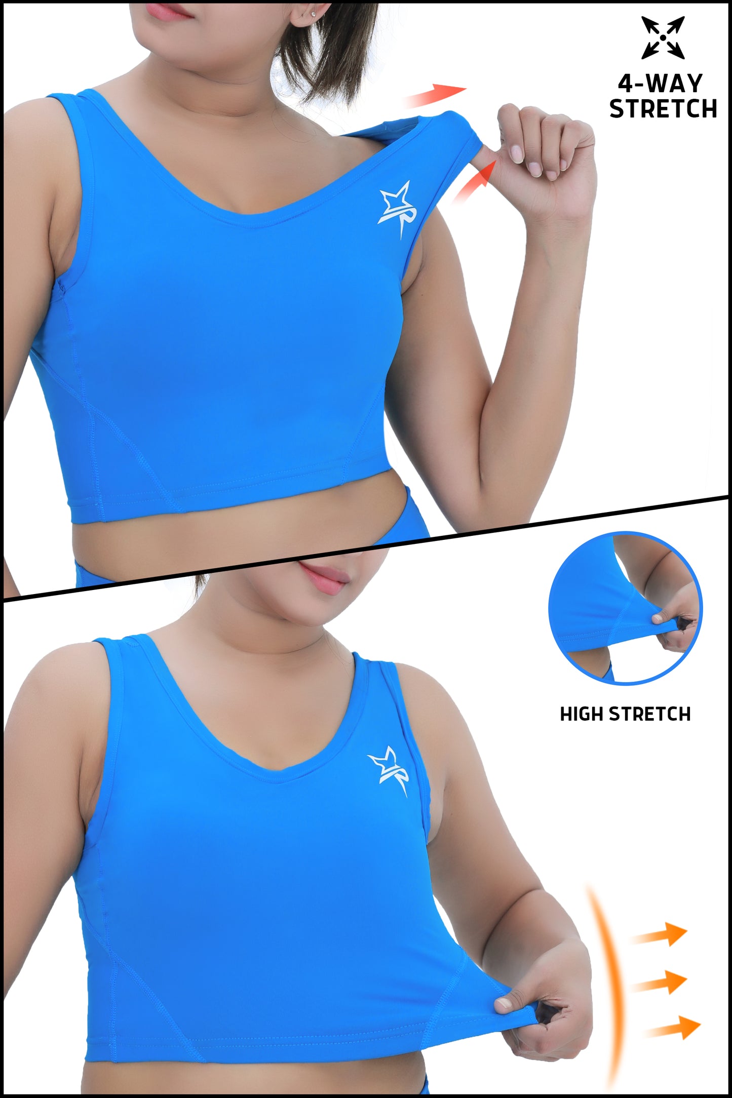 Women Sports Bra - Blue