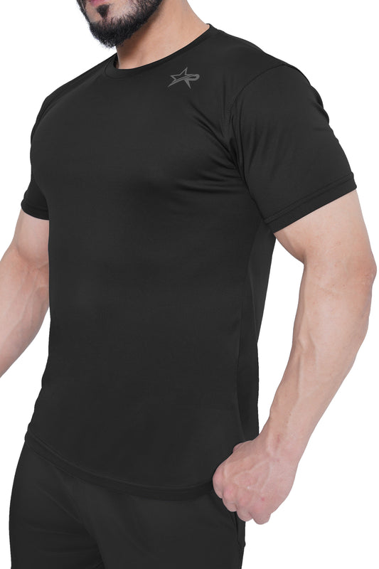 Men Sports T-Shirt - Black