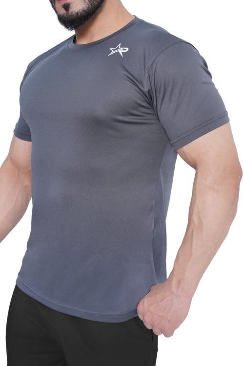 Men Sports T-Shirt - Grey