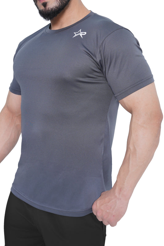 Men Sports T-Shirt - Grey