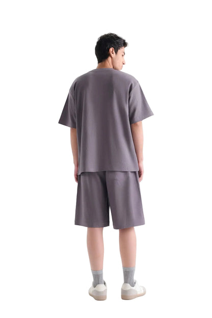 Textured Cotton T-Shirt