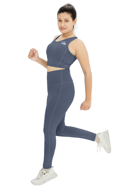 High Stretch Active Leggings - Gray