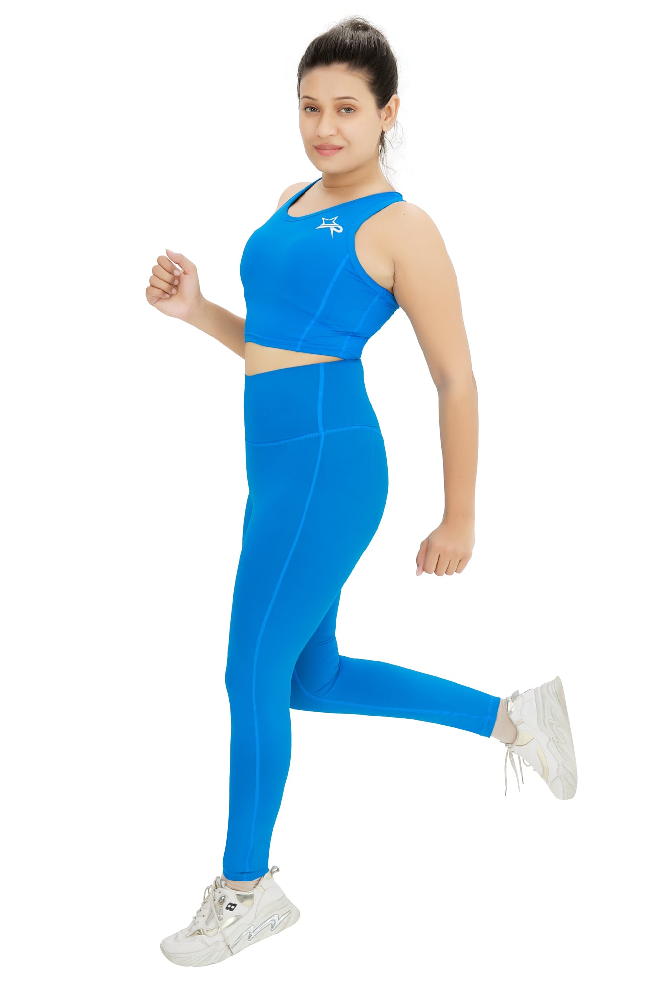 High Stretch Active Leggings - Blue