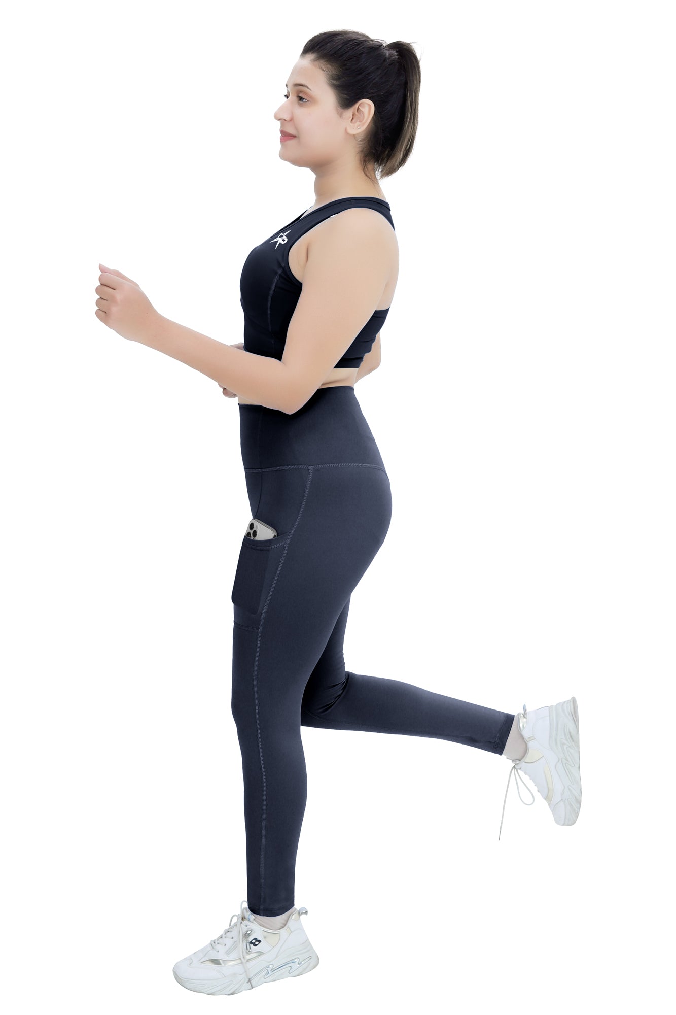 High intensity pocket leggings Navy