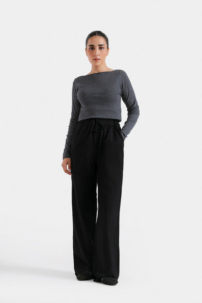 Straight fit pants