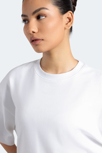 Oversized cropped tee