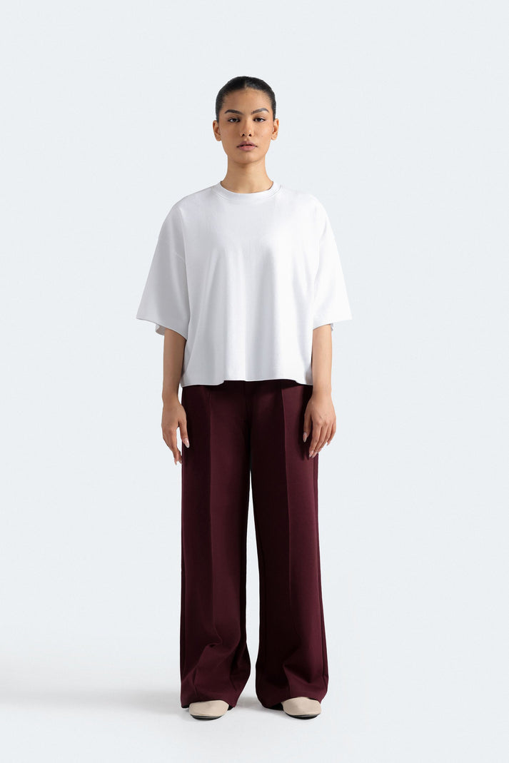 Oversized cropped tee