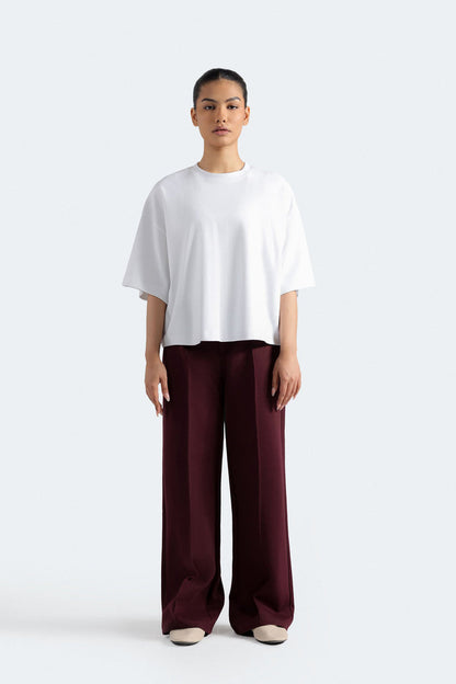 Oversized cropped tee