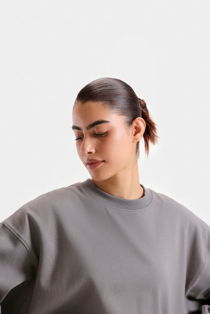 Cropped sweatshirt
