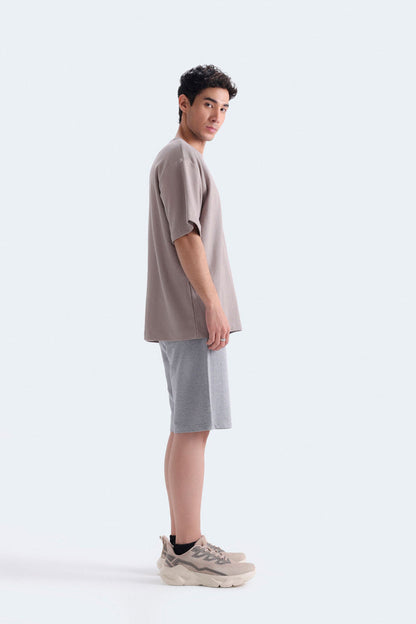 Textured cotton t-shirt