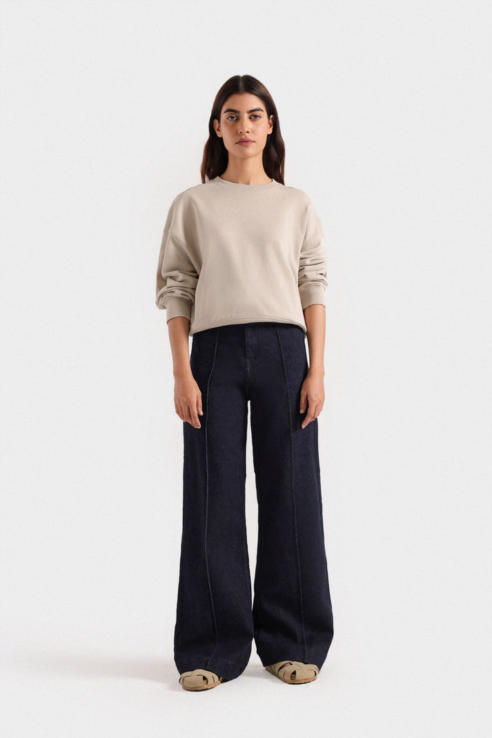 Cropped sweatshirt